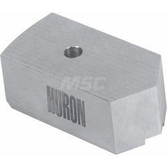 Huron Machine Products - Hard Lathe Chuck Jaws; Jaw Type: Quick-Jaw Change ; Jaw Interface Type: 1.5mm x 60 Serrated ; Maximum Compatible Chuck Diameter (Inch): 10 ; Material: 1018 Steel ; Overall Width/Diameter (Inch): 1-3/4 ; Overall Length (Decimal In - Exact Industrial Supply
