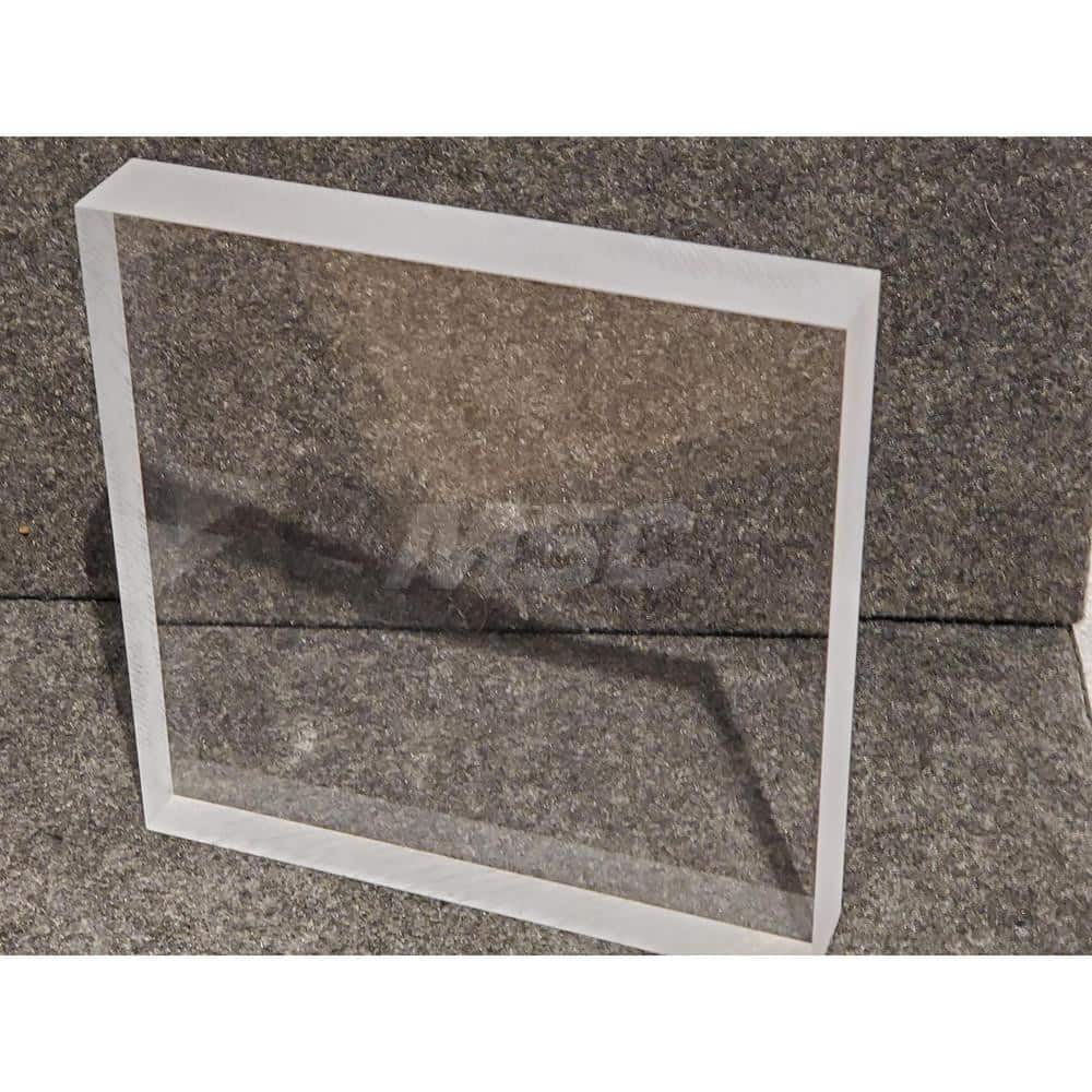 Plastic Sheet: Cast Acrylic, 1/2″ Thick, Clear, 10,000 psi Tensile Strength 10,000 psi, Clear
