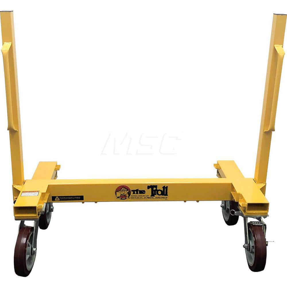 Troll - Bar, Panel & Platform Trucks; Type: Drywall Cart ; Load Capacity (Lb.): 3000.000 ; Length: 48 (Inch); Platform Length (Inch): 48 ; Width (Inch): 23 ; Height (Inch): 44 - Exact Industrial Supply