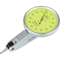 Mahr - Dial Test Indicators; Maximum Measurement (Decimal Inch): 0.0030 ; Maximum Measurement (mm): 0.07 ; Dial Graduation (Decimal Inch): 3.930000 ; Dial Graduation (mm): 0.0010 ; Dial Reading: 70-0-70 ; Dial Diameter (Inch): 1.5 - Exact Industrial Supply