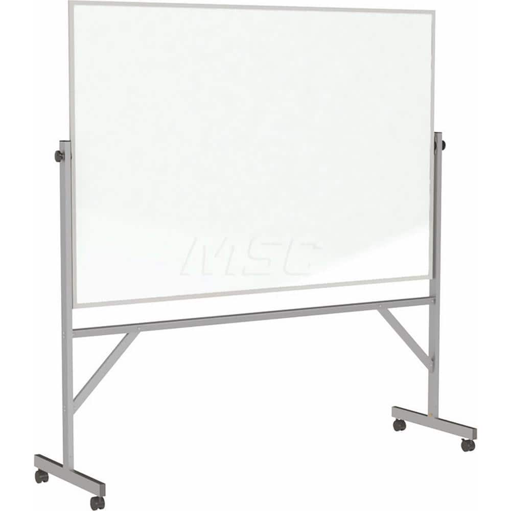 Ghent - Whiteboards & Magnetic Dry Erase Boards; Type: Porcelain on steel Magnetic marker board ; Height (Inch): 78-1/4 ; Width (Inch): 101-1/4 ; Material: Porcelain ; Included Accessories: (4) Markers; Eraser ; Depth (Inch): 23-3/4 - Exact Industrial Supply