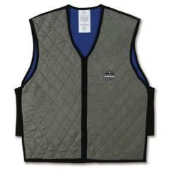 6665 L GRAY EVAP COOLING VEST - Exact Industrial Supply