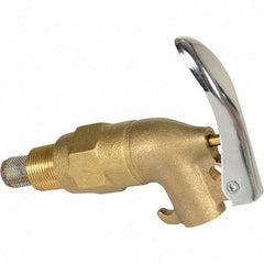 Vestil - 3/4" NPT Brass Adjustable Drum Faucet - 4" Long Extension - Exact Industrial Supply