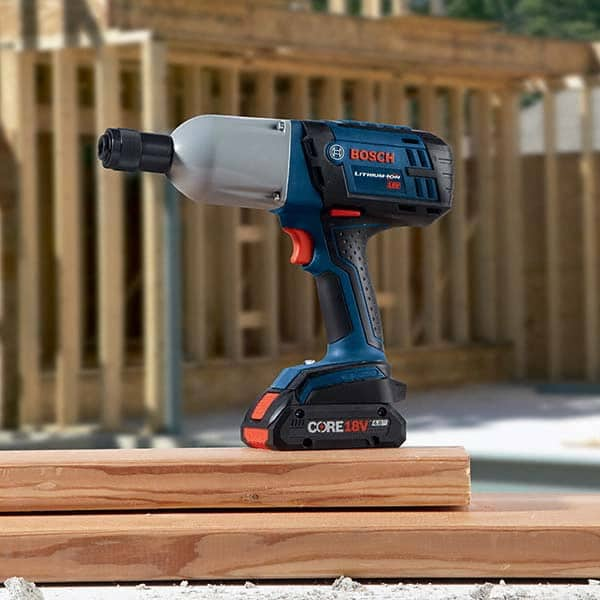 Bosch - Cordless Impact Wrenches & Ratchets Voltage: 18.0 Drive Size (Inch): 7/16 - Exact Industrial Supply