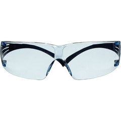 3M - Light Blue Lenses, Frameless Safety Glasses - Exact Industrial Supply