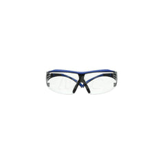 Safety Glass: Scratch-Resistant, Polycarbonate, Clear Lenses, Frameless, UV Protection Gray & Blue Frame, Adjustable