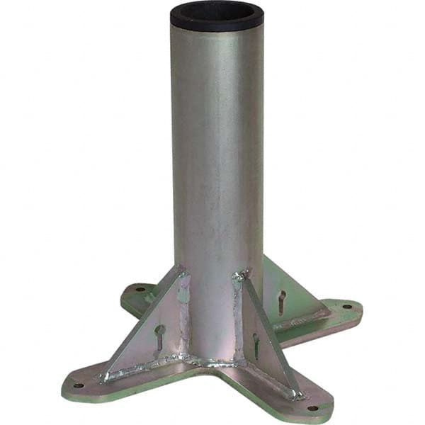 OZ Lifting Products - Davit Crane Bases Base Type: Pedestal Base Finish/Coating: Zinc Plated - Exact Industrial Supply