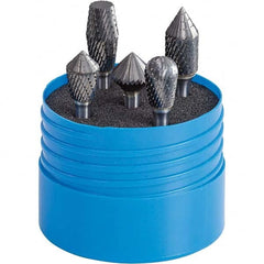 SGS Pro - Burr Sets Head Shape: Combi/Ball; Combi/60 Cone/Cylinder; Combi/Inverted Cone/Cylinder; Combi/90 Cone; Combi/Double Inverted Cone Tooth Style: Double Cut - Exact Industrial Supply