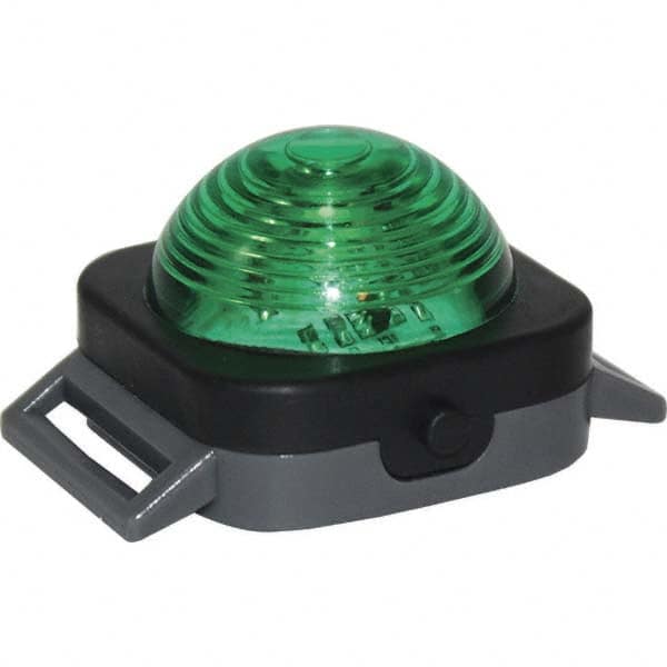 Railhead Corporation - Strobe & Flashing Lights Light Type: Flashing, Steady Lens Color: Green - Exact Industrial Supply