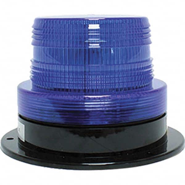 Railhead Corporation - Strobe & Flashing Lights Light Type: Quad High; Double; Quad Low; Triple Flash Lens Color: Blue - Exact Industrial Supply