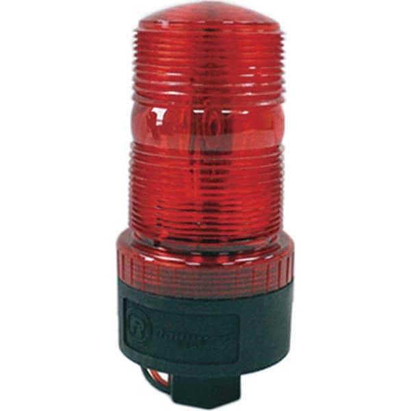 Railhead Corporation - Strobe & Flashing Lights Light Type: Single; Double; Quad; Revolving Lens Color: Red - Exact Industrial Supply