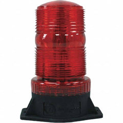 Railhead Corporation - Strobe & Flashing Lights Light Type: Single; Double; Quad; Revolving Lens Color: Red - Exact Industrial Supply