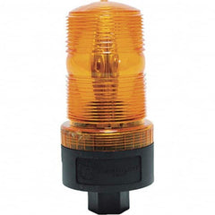 Railhead Corporation - Strobe & Flashing Lights Light Type: Single; Double; Quad; Revolving Lens Color: Amber - Exact Industrial Supply