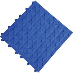 Ergo Advantage - 18" Long x 18" Wide x 1" Thick, Anti-Fatigue Modular Matting Anti-Fatigue Flooring - Exact Industrial Supply