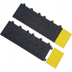 Ergo Advantage - 6" Long x 4" Wide x 1" Thick, Anti-Fatigue Modular Matting Anti-Fatigue Flooring - Exact Industrial Supply