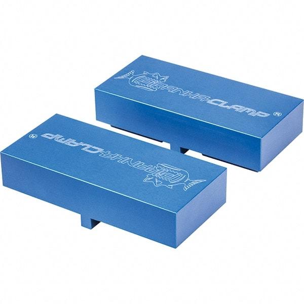 Piranha Clamp - Vise Jaw Sets Jaw Width (mm): 51.00 Set Type: Standard - Exact Industrial Supply