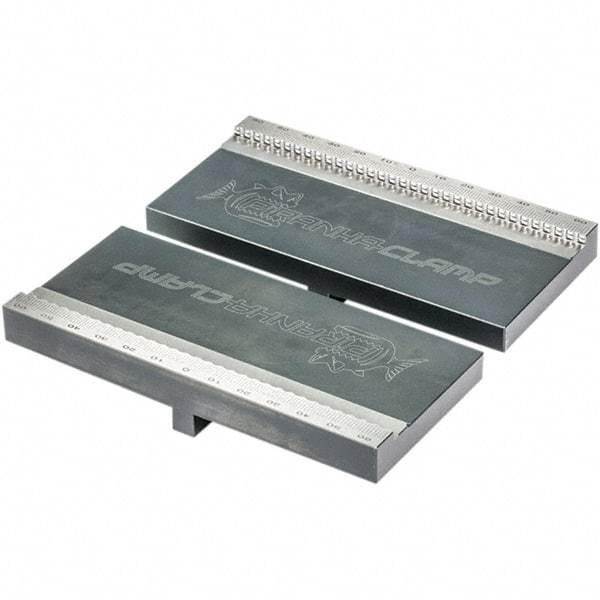 Piranha Clamp - Vise Jaw Sets Jaw Width (mm): 22.00 Set Type: Standard - Exact Industrial Supply