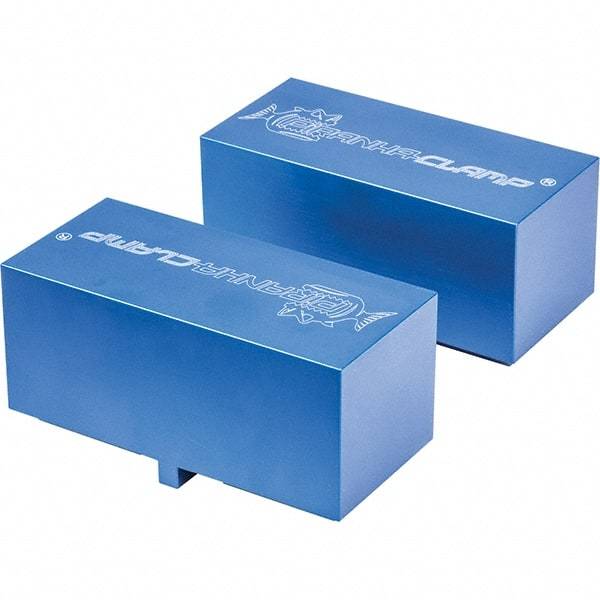 Piranha Clamp - Vise Jaw Sets Jaw Width (mm): 51.00 Set Type: Standard - Exact Industrial Supply