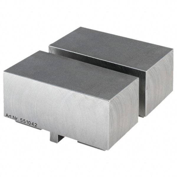 Piranha Clamp - Vise Jaw Sets Jaw Width (mm): 61.00 Set Type: Standard - Exact Industrial Supply