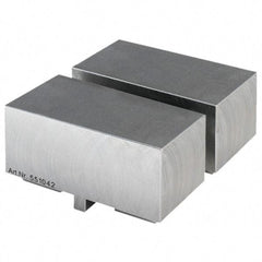 Piranha Clamp - Vise Jaw Sets Jaw Width (mm): 61.00 Set Type: Standard - Exact Industrial Supply