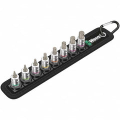 Wera - Hex & Torx Bit Socket Sets Type: Hex Bit Socket Set Drive Size: 1/4 - Exact Industrial Supply