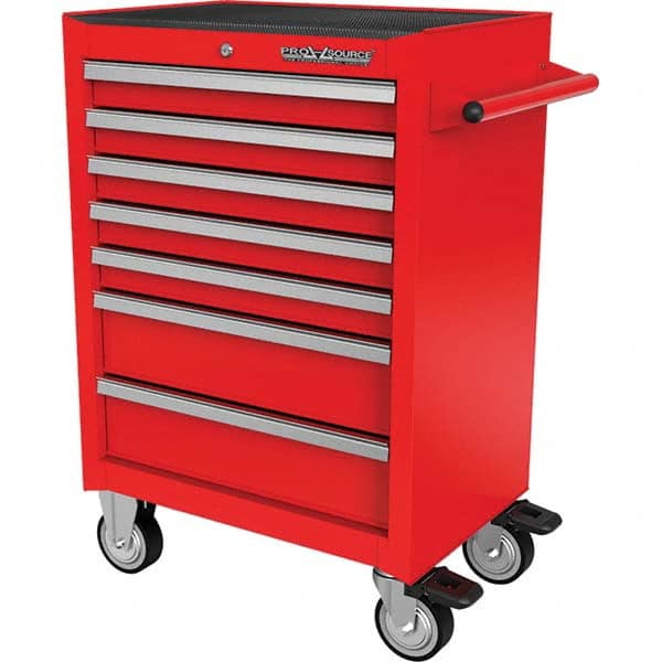 PRO-SOURCE - 7 Drawer 1,320 Lb Capacity Steel Tool Roller Cabinet - Exact Industrial Supply