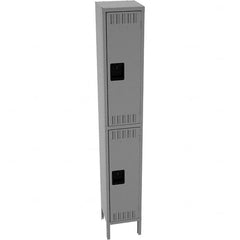 Tennsco - 2 Door, Double Tier, Locker - Exact Industrial Supply