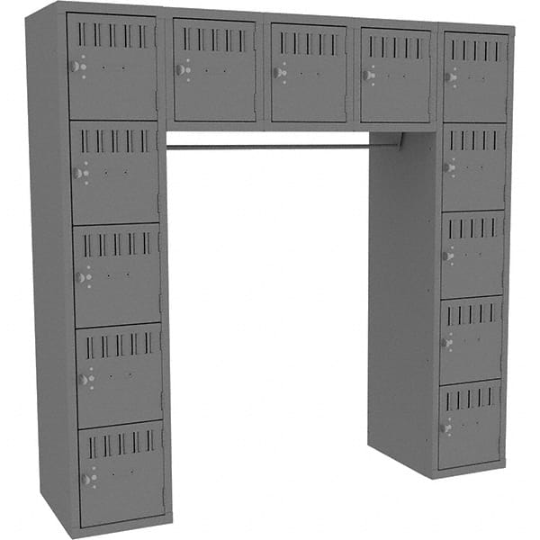 Tennsco - 15 Door, 15 Tier, Locker - Exact Industrial Supply