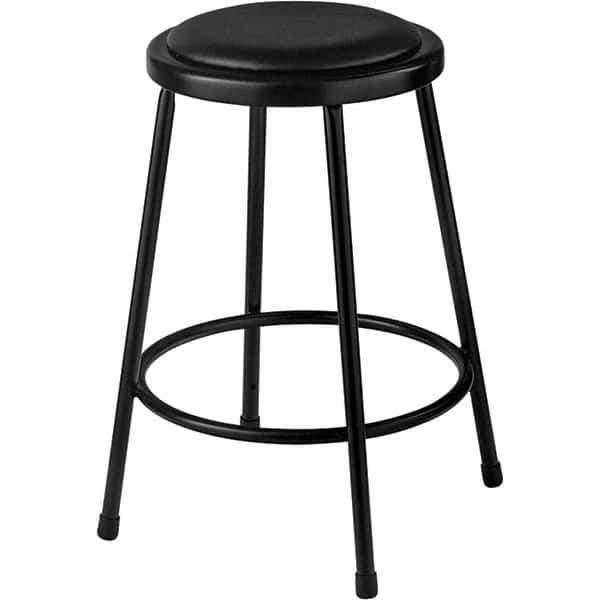 NPS - Stationary Stools Type: Fixed Height Stool Base Type: Steel - Exact Industrial Supply