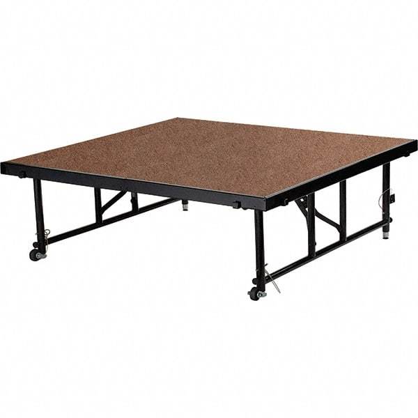 NPS - Temporary Structures Type: Adjustable Height Stage Platform Width (Feet): 4 - Exact Industrial Supply