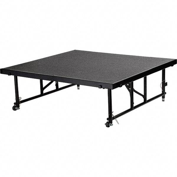 NPS - Temporary Structures Type: Adjustable Height Stage Platform Width (Feet): 4 - Exact Industrial Supply