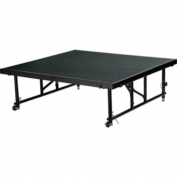 NPS - Temporary Structures Type: Adjustable Height Stage Platform Width (Feet): 4 - Exact Industrial Supply