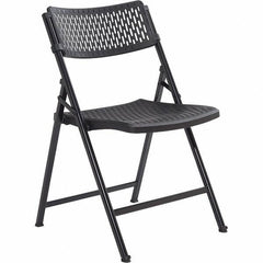 NPS - Folding Chairs Pad Type: Folding Chair w/Plastic Seat & Back Material: Plastic - Exact Industrial Supply
