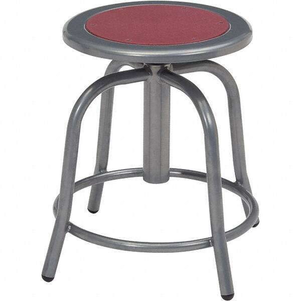 NPS - Swivel & Adjustable Stools Type: Adjustable Height Swivel Stool Base Type: Steel - Exact Industrial Supply