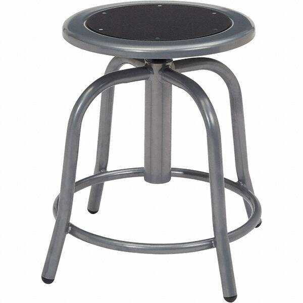 NPS - Swivel & Adjustable Stools Type: Adjustable Height Swivel Stool Base Type: Steel - Exact Industrial Supply