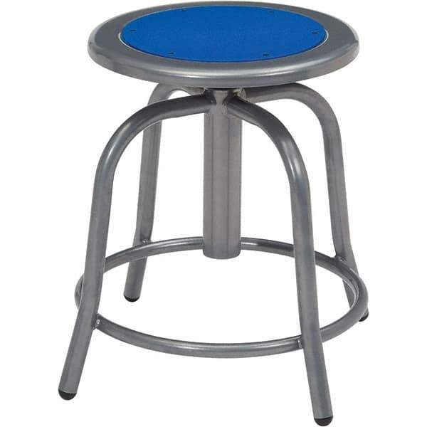 NPS - Swivel & Adjustable Stools Type: Adjustable Height Swivel Stool Base Type: Steel - Exact Industrial Supply