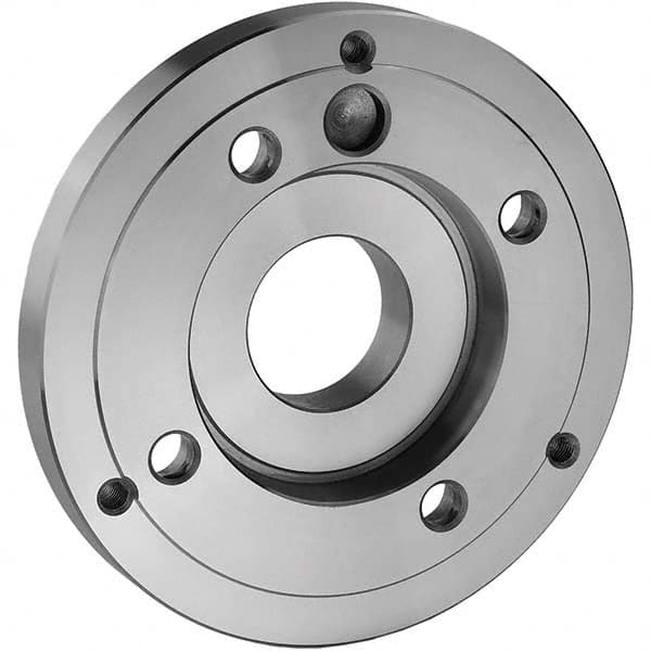 Hertel - Lathe Chuck Adapter Back Plates Nominal Chuck Size: 10 Spindle Nose Type: A Series - Exact Industrial Supply