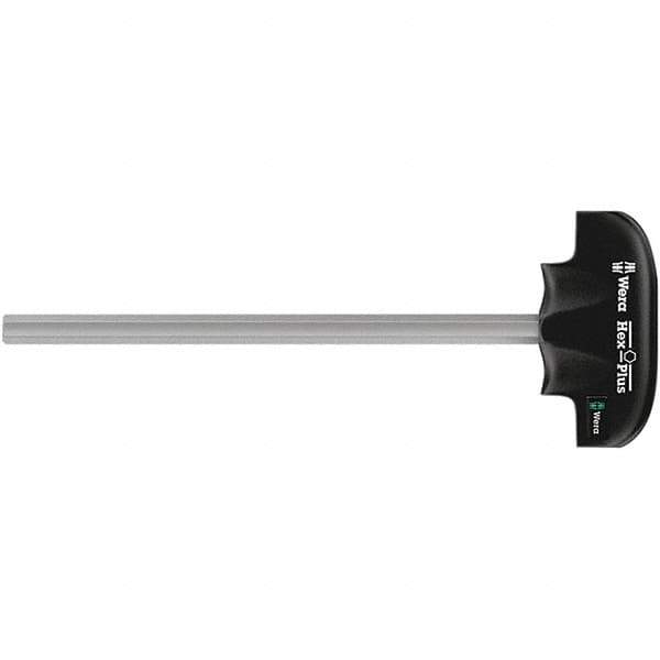 Wera - 6mm Standard Hex Driver - 350mm Blade Length, T Handle, 394mm OAL - Exact Industrial Supply