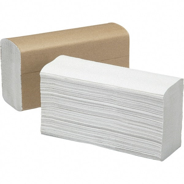 Ability One - 1 Ply White C-Fold Paper Towels - Exact Industrial Supply