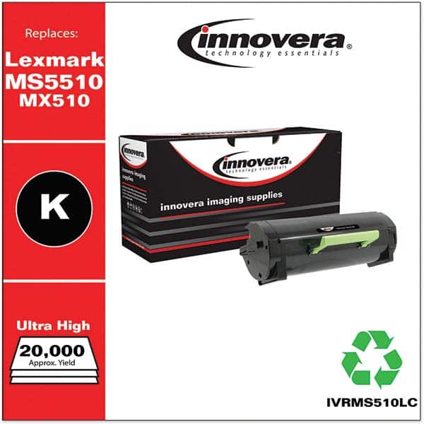 innovera - Office Machine Supplies & Accessories For Use With: Lexmark MS510DN, MS610DE, MS610DN, MS610DTE, MS610DTN, MX510DE, MX510DTE, MX511DE, MX511DHE, MX511DTE, MX610DE, MX611DE, MX611DFE, MX611DHE, MX611DTE Nonflammable: No - Exact Industrial Supply