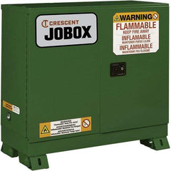 Jobox - Safety Cabinets   Hazardous Chemical Type: Corrosive Chemicals    Color: Green - Exact Industrial Supply