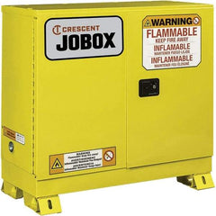 Jobox - Safety Cabinets   Hazardous Chemical Type: Flammable and Combustible Liquids    Color: Yellow - Exact Industrial Supply