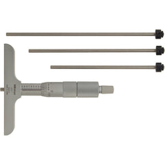 0-4″ Measuring Range - Ratchet Thimble - Depth Micrometer - Exact Industrial Supply