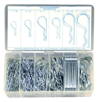 150 Pc. Hitch Pin Clip Assortment - Exact Industrial Supply