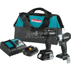 Cordless Tool Combination Kit: 18V, 2 Pc (1) 18V LXT Sub-Compact Brushless 1/2″Hammer Driver-Drill (XPH11ZB), (1) 18V LXT Sub-Compact Brushless Impact Driver (XDT15ZB), (2) 18V LXT Lithium-Ion Compact 2.0Ah Battery (BL1820B), (1) 18V LXT Lithium-Ion Rapid