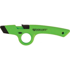 Westcott - Utility Knives, Snap Blades & Box Cutters Type: Safety Utility Knife Blade Type: Retractable - Exact Industrial Supply