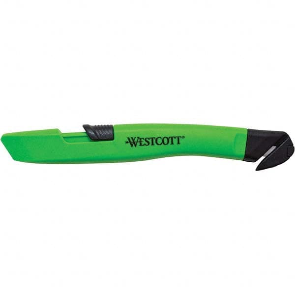 Westcott - Utility Knives, Snap Blades & Box Cutters Type: Safety Cutter Blade Type: Retractable - Exact Industrial Supply