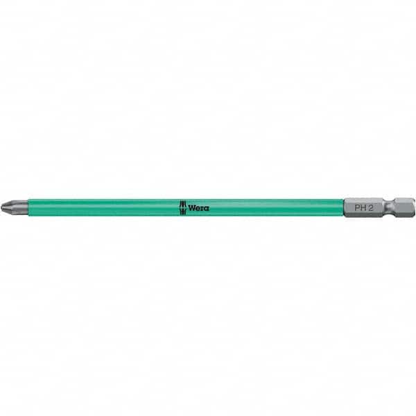 Wera - Phillips Screwdriver Bits Type: Phillips Bit Point Size: 2 - Exact Industrial Supply