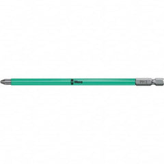 Wera - Phillips Screwdriver Bits Type: Phillips Bit Point Size: 2 - Exact Industrial Supply