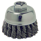 3" SS KNOT WIRE CUP BRUSH WEILER - Exact Industrial Supply